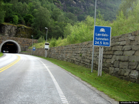 25 Reasons Norway Is The Greatest Place On Earth O-LRDAL-ROAD-TUNNEL-570