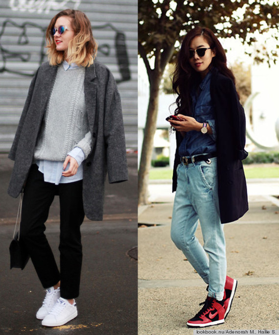 women's fashion with sneakers
