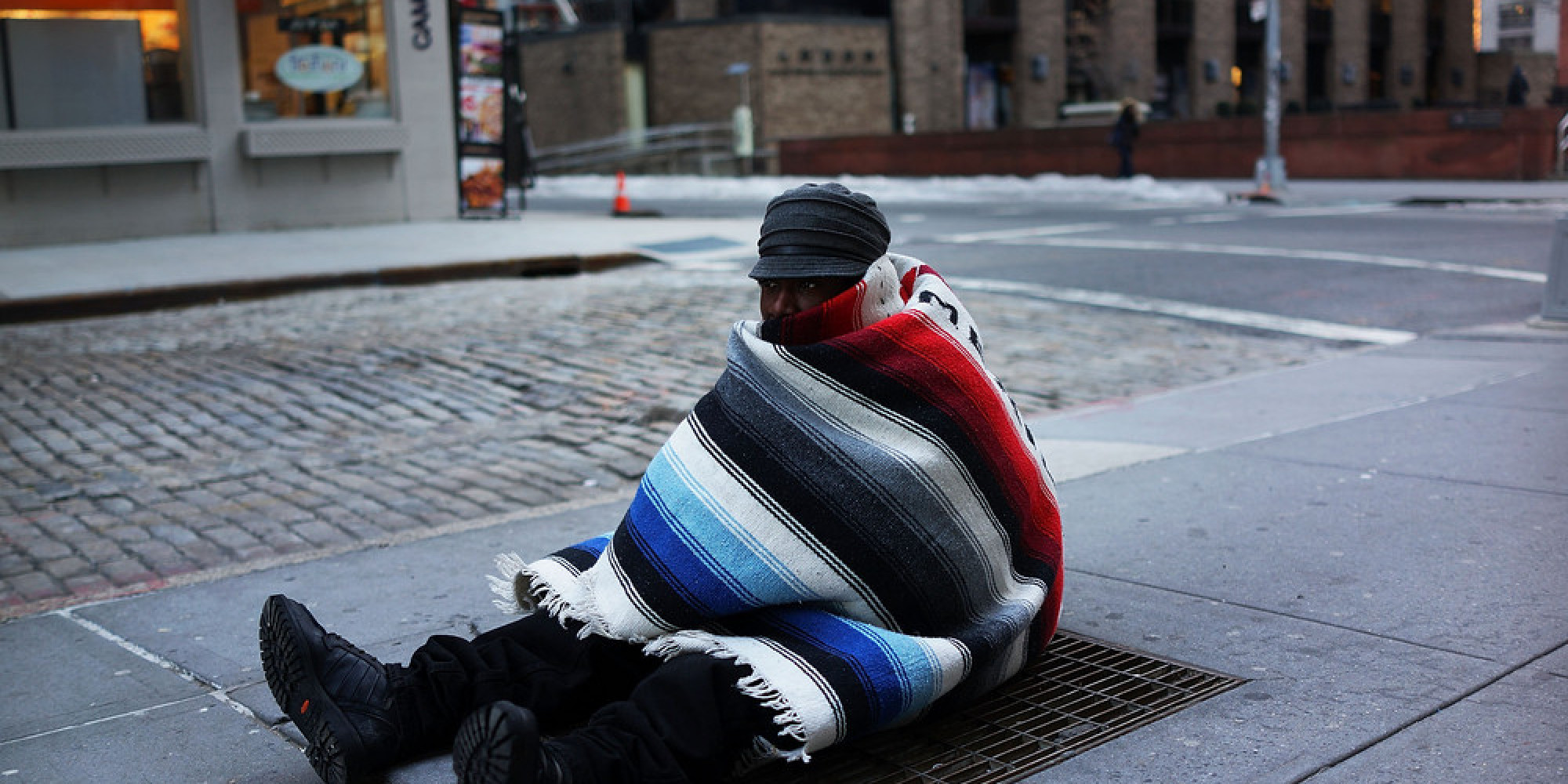 Polar Vortex Forces America's Homeless To Find Warmth Against Steam