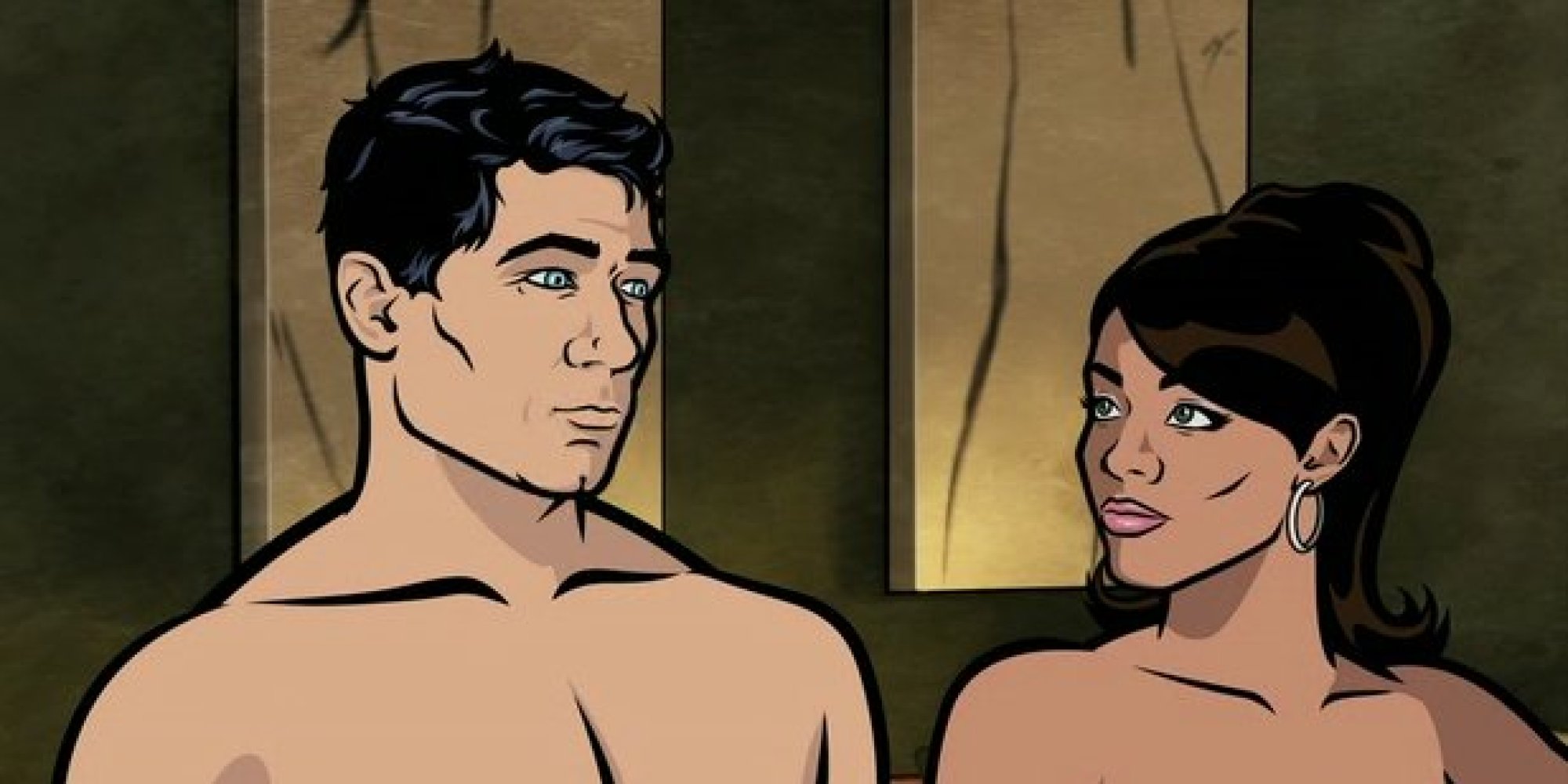 See Archer Characters In The Buff To Prepare For Season 5 Nsfw Huffpost