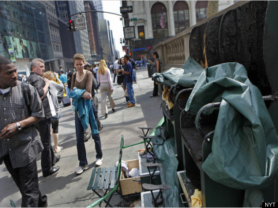 Bryant Park Shoeshine