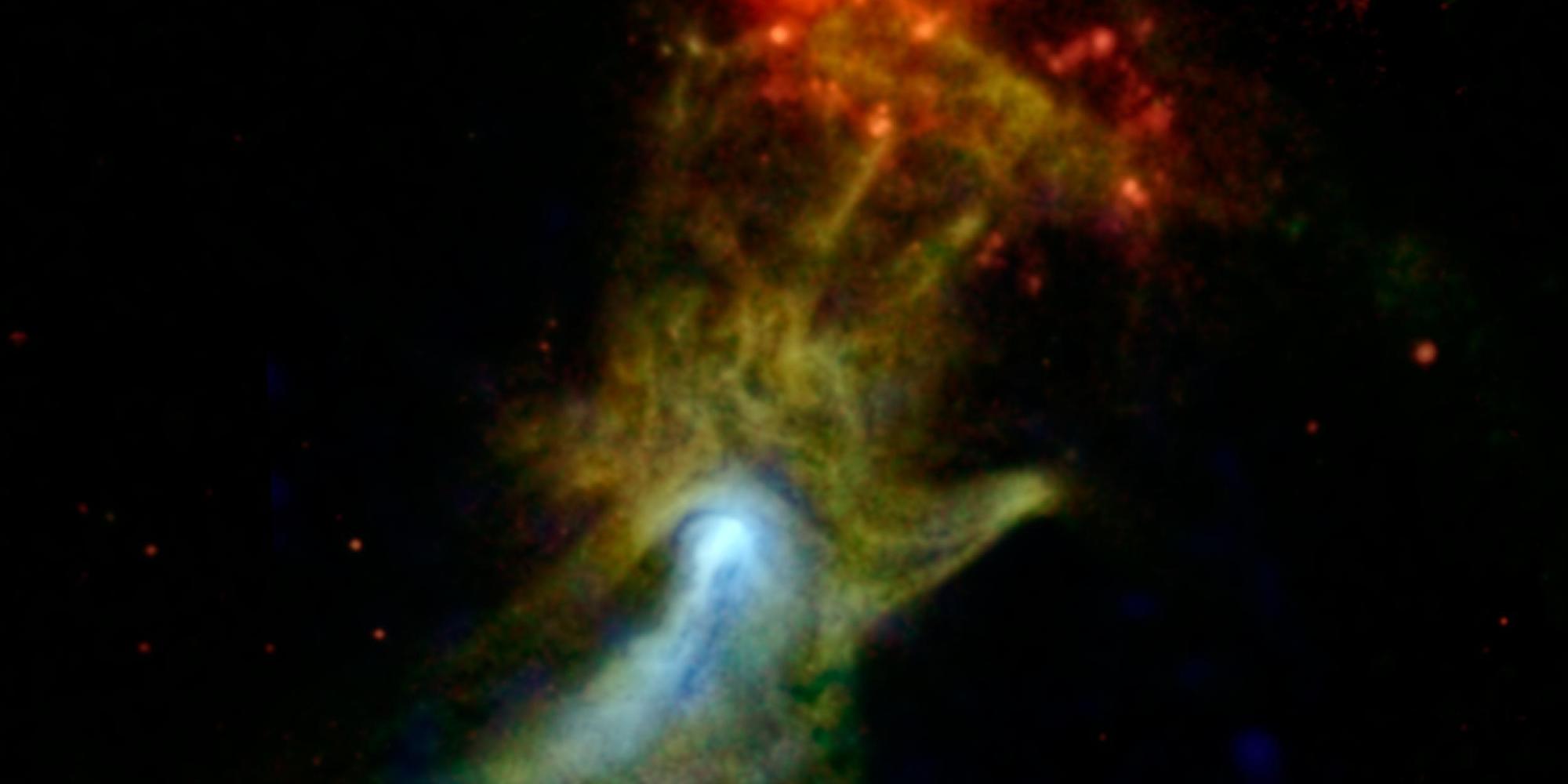 Nasa Photographs Eerie 'Hand Of God' In Wake Of Deep Space Star