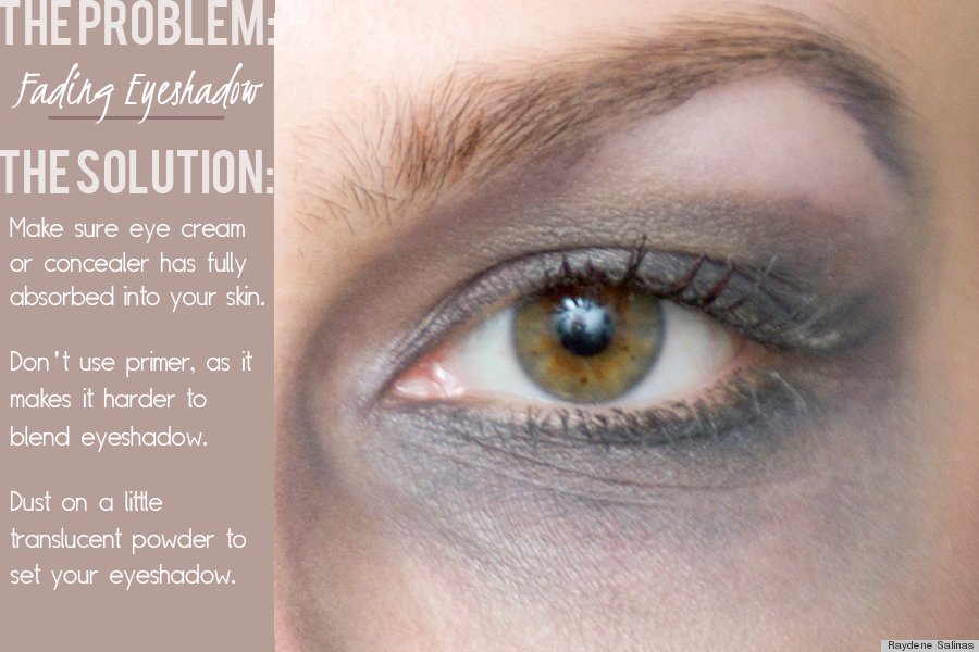 How do you prevent smearing eyeliner?