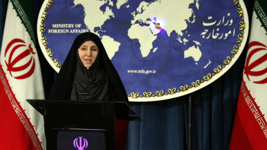 Iranian Foreign Ministry spokeswoman Marzieh Afkham