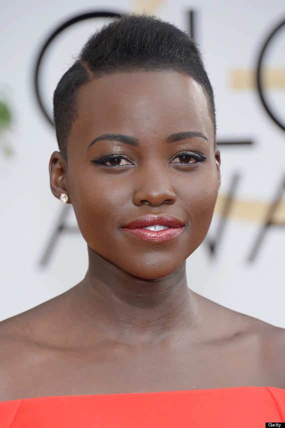 Lupita Nyong'o Golden Globes Dress 2014, Actress Looks Ravishing In Red