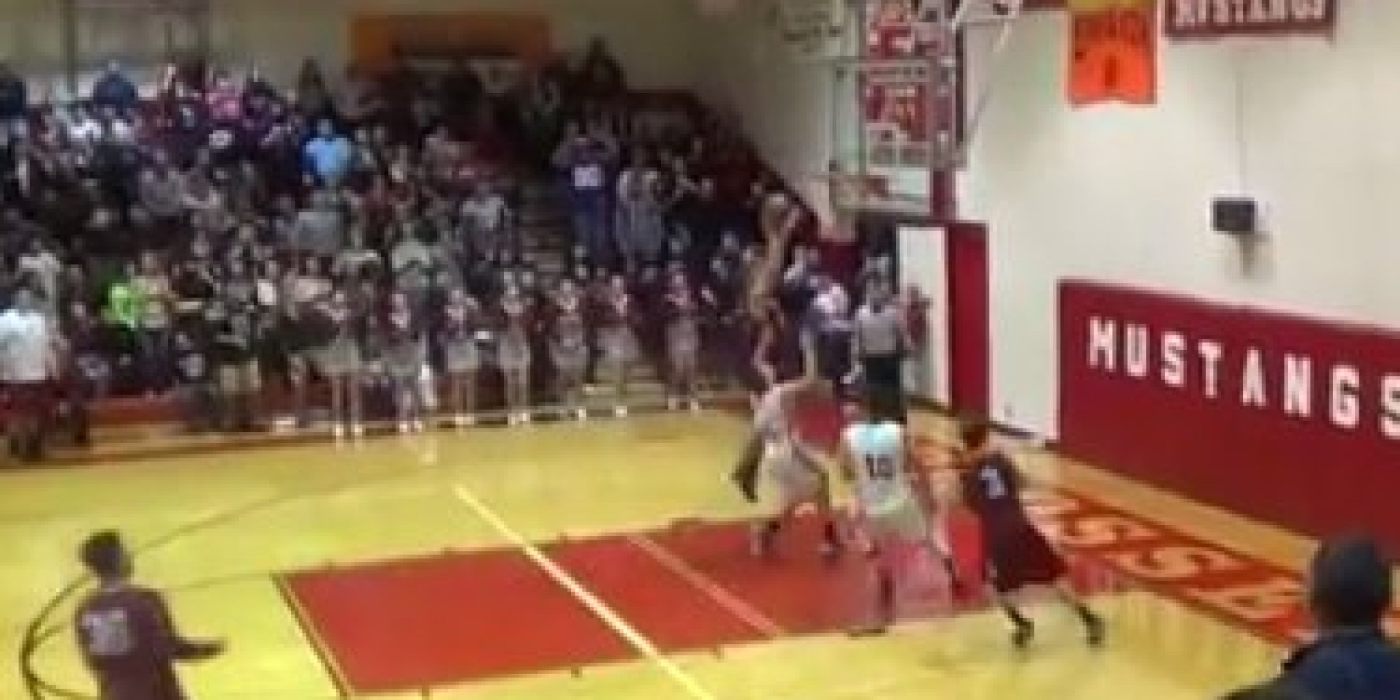 LastSecond Shot In High School Basketball Game Sits On Rim As Time