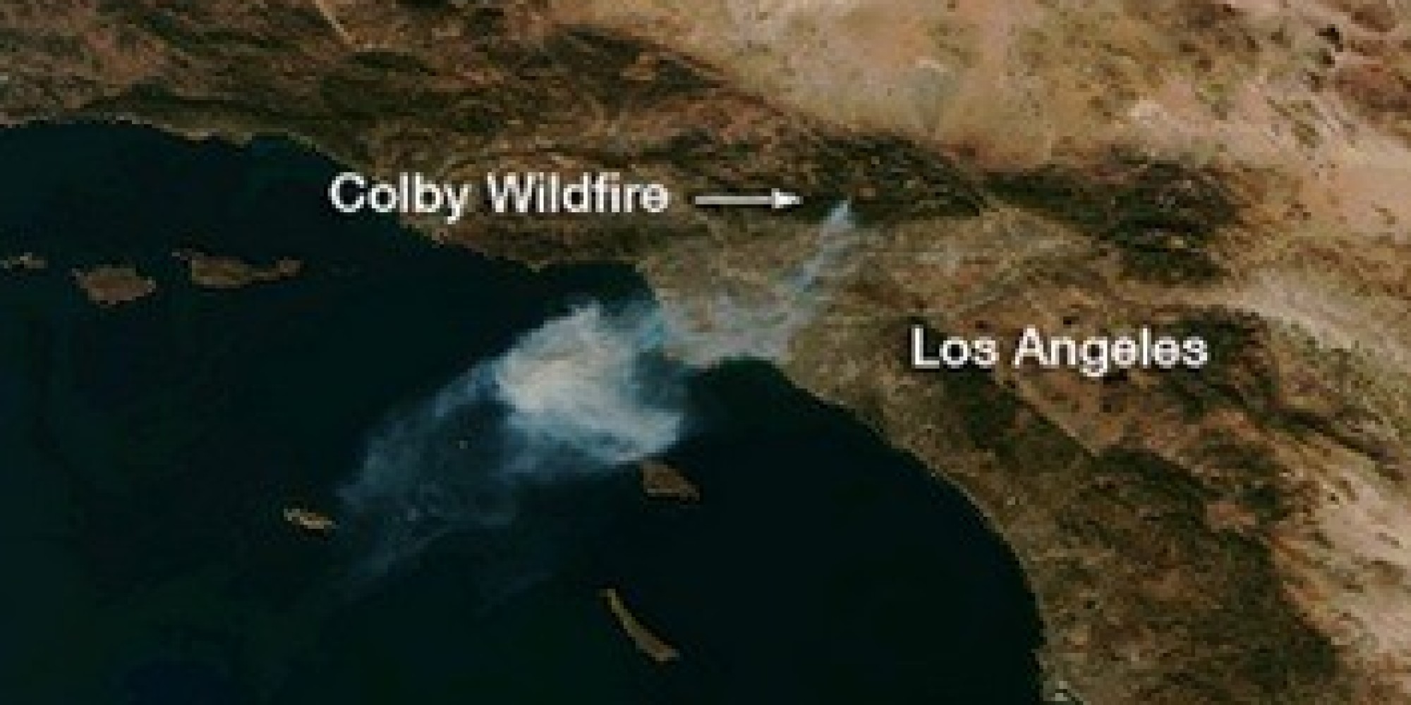 Smoke From Colby Fire Is Visible From Space (PHOTOS) HuffPost