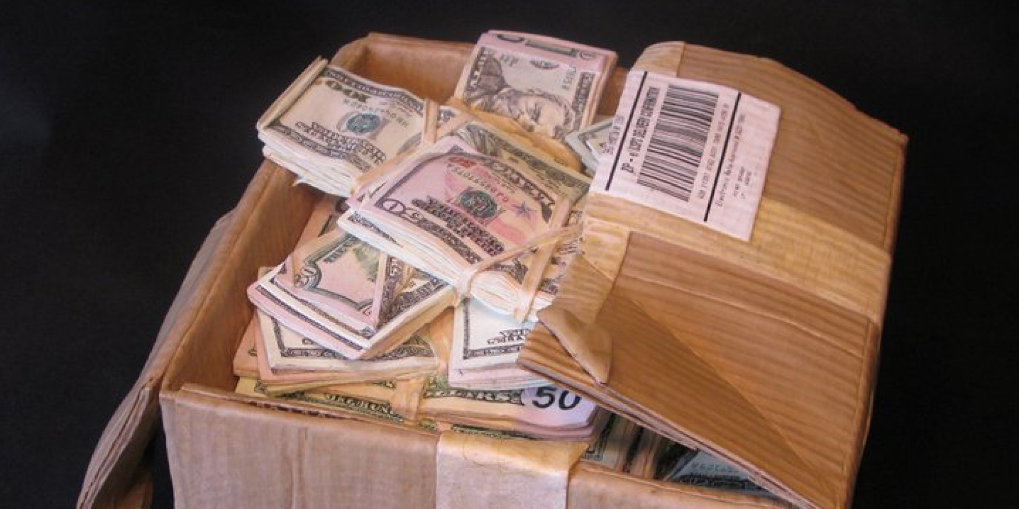 OMG It's A Box Full Of Money! Hey, Wait A Second HuffPost
