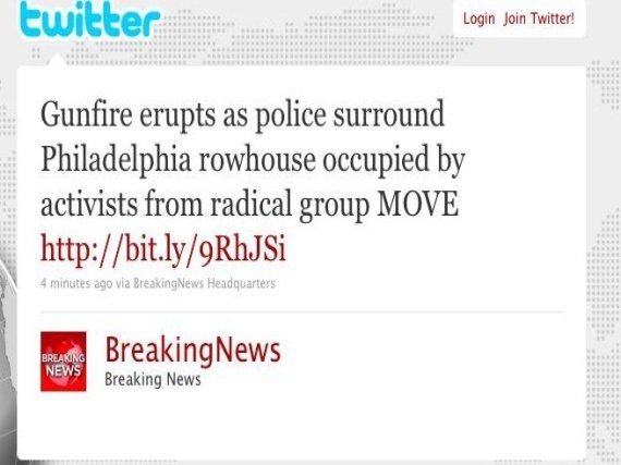 Breaking News On Twitter