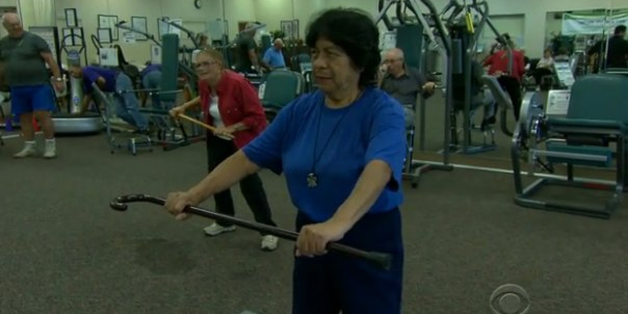 WATCH Seniors Get Stronger And Safer With New �Cane Fu