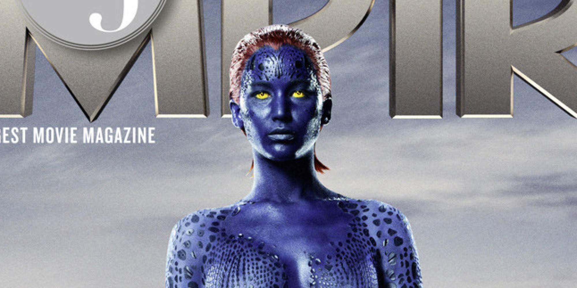 Jennifer Lawrence Appears As Nearly Naked Mystique On 