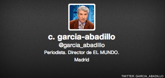 garcía abadillo director twitter