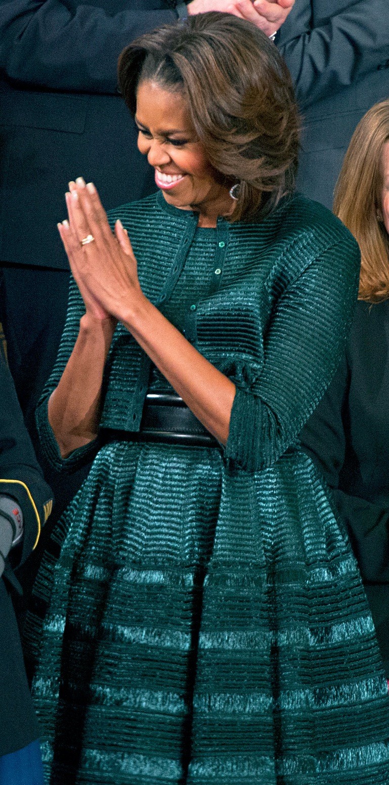 Michelle Obama surprend les AmÃ©ricains en portant une tenue signÃ©e ...