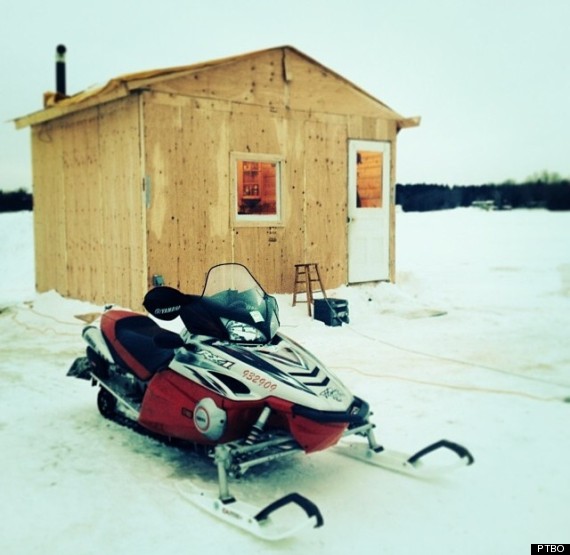 ice hut super bowl