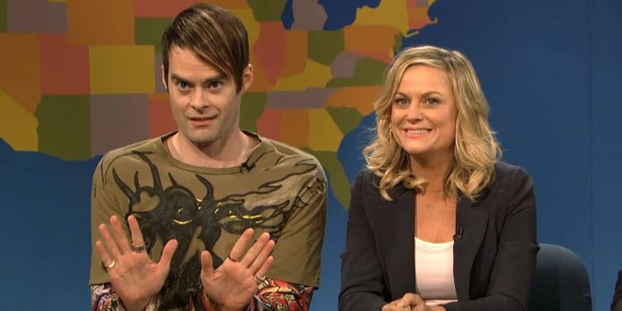Seth Meyers Says Goodbye To Snl S Weekend Update With A Little Help From Amy Poehler And
