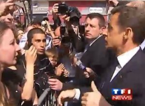 Sarkozy Cheeky