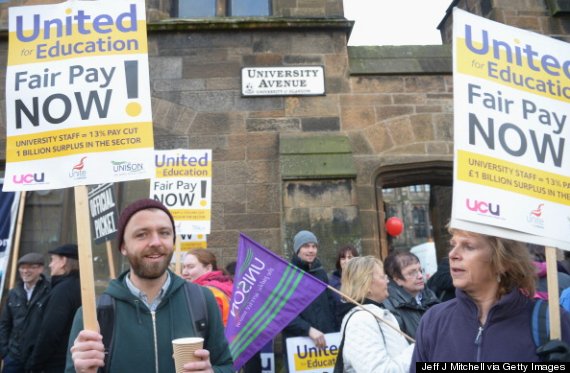 university staff strike