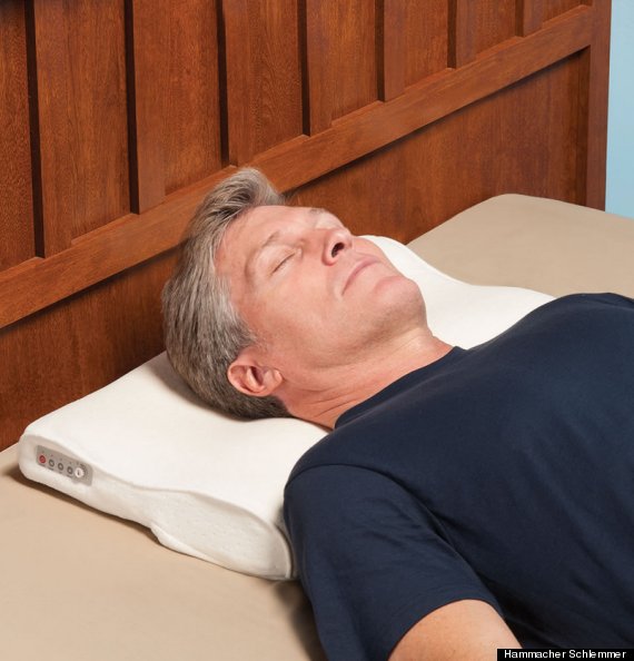 Snore Activated Nudging Pillow Prompts A Snoring Sleeper To Roll Over