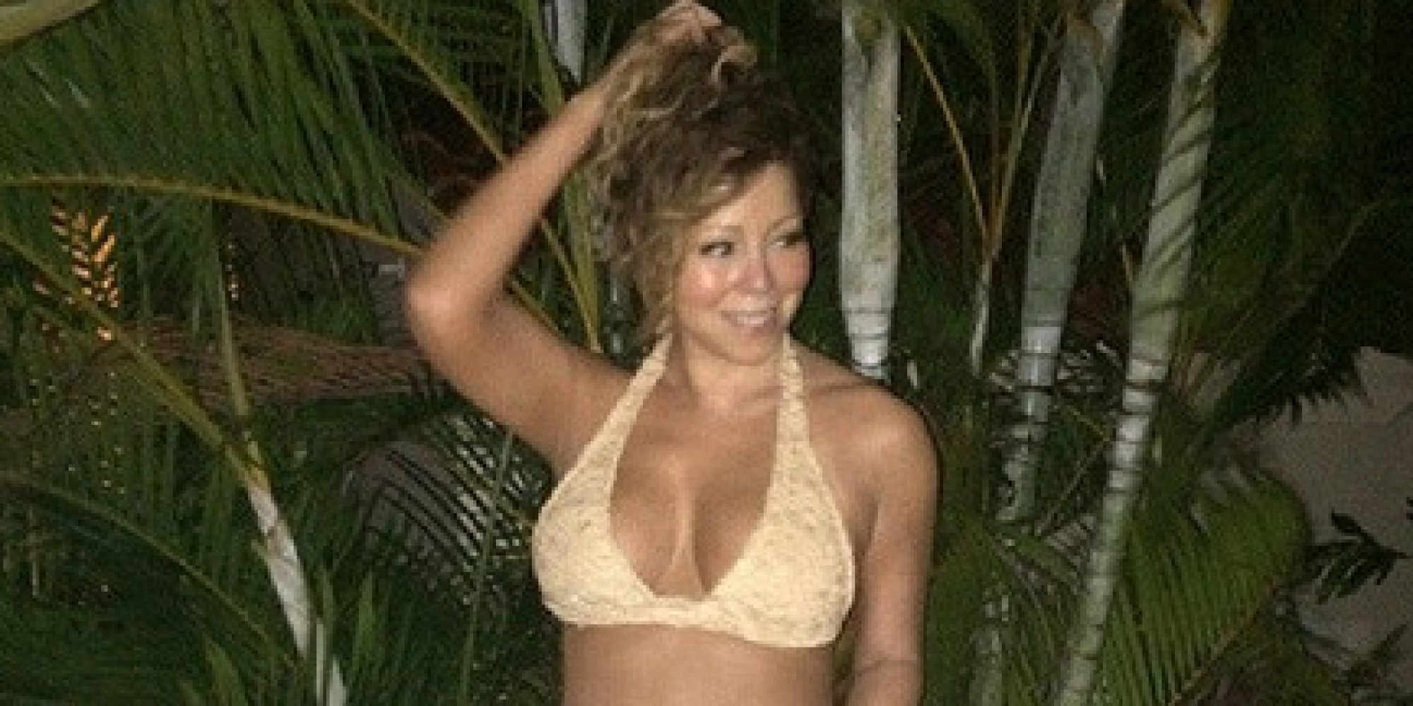Mariah Carey Luce Cuerpazo En Sexy Bikini Y A Ella Lo Que Le Preocupa Es El Cabello Huffpost 