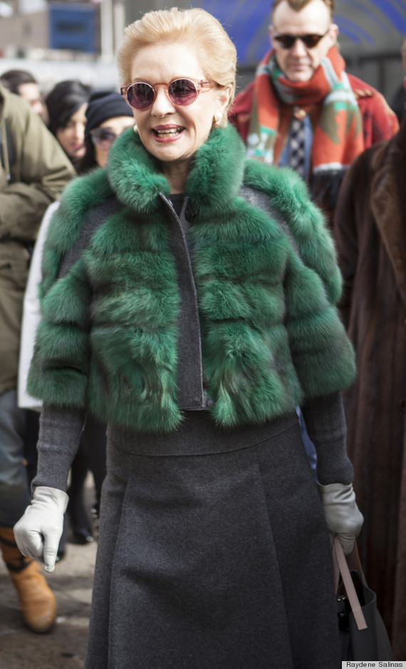 Street Style Fashion Week: A Colorful Parade Of Furs At Day 3 Of NYFW