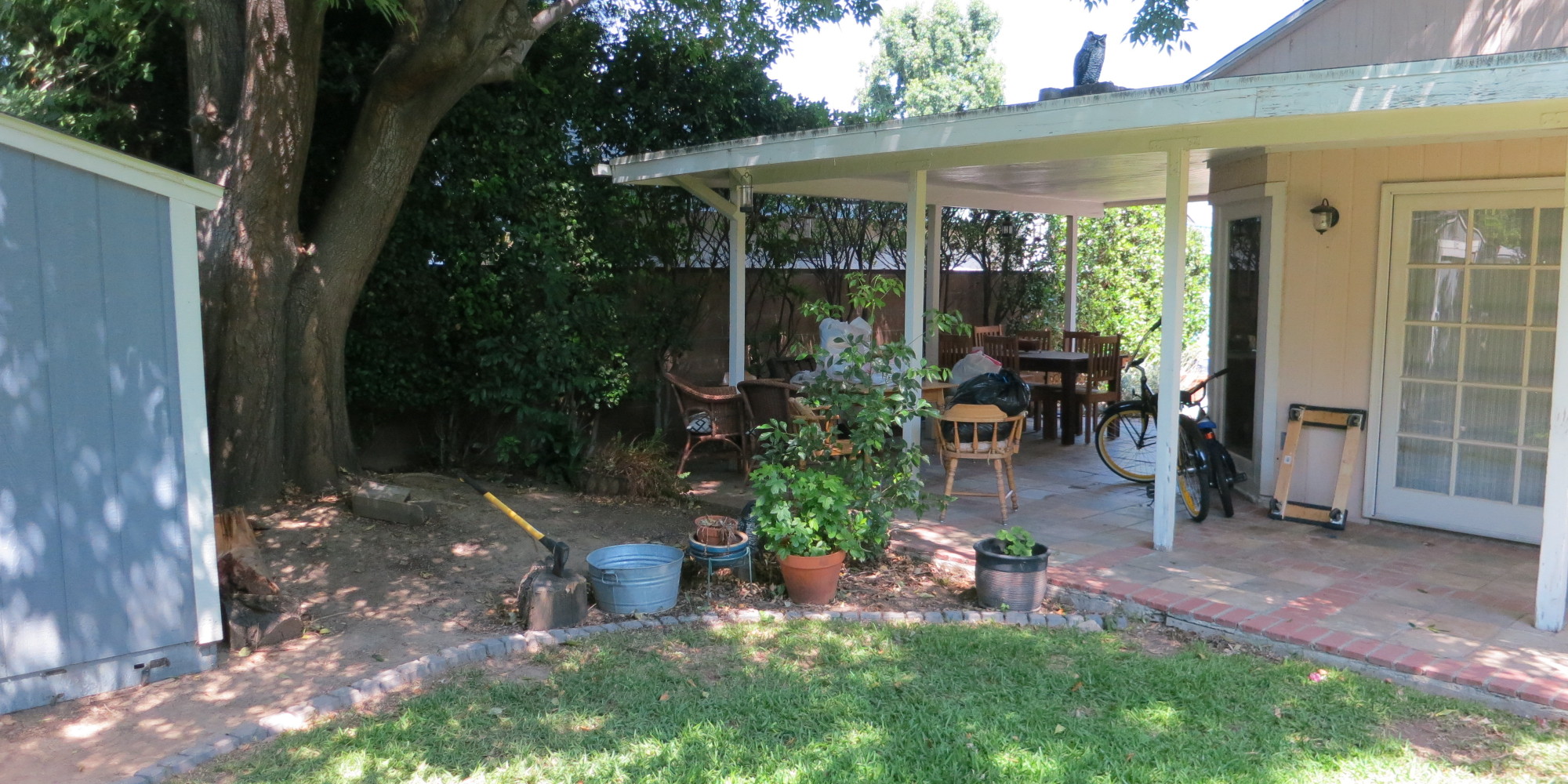 'Home Made Simple' A Boring Patio A Vibrant Outdoor Office