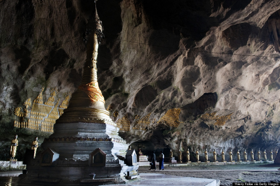 Buddhist Cave Temples Are Jaw-Droppingly Gorgeous O-CAVE-TEMPLE-BURMA-900