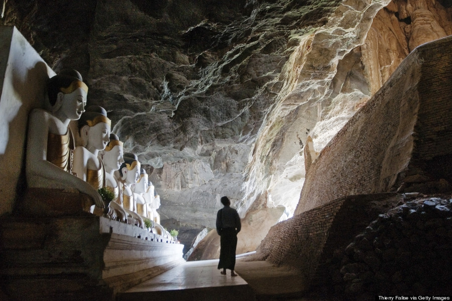 Buddhist Cave Temples Are Jaw-Droppingly Gorgeous O-MYANMAR-CAVE-900