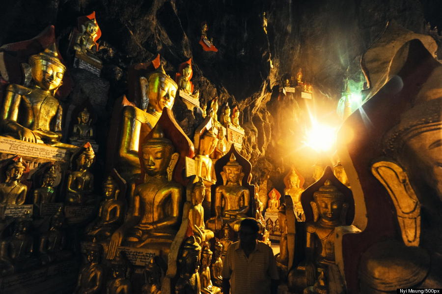 Buddhist Cave Temples Are Jaw-Droppingly Gorgeous O-PINDAYA-CAVE-900