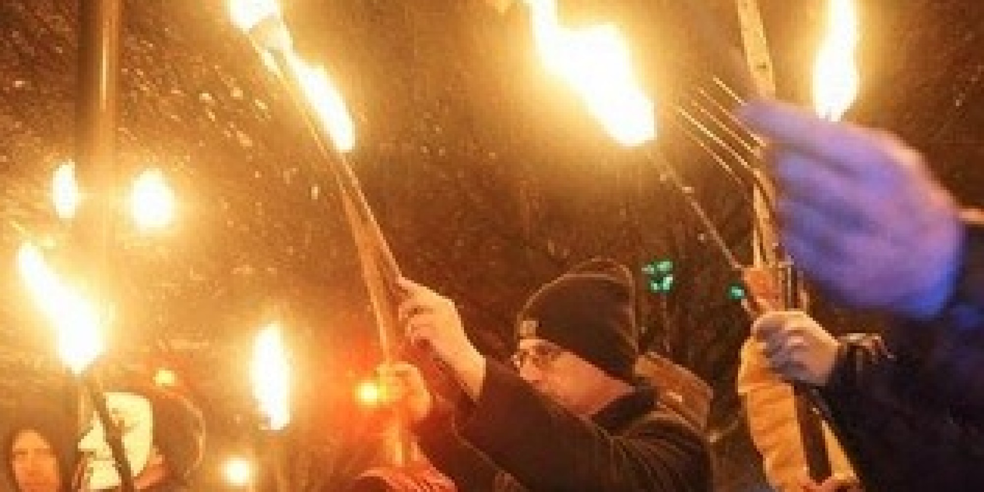 Angry Residents Wave Pitchforks, Torches In Protest Of Mayor's