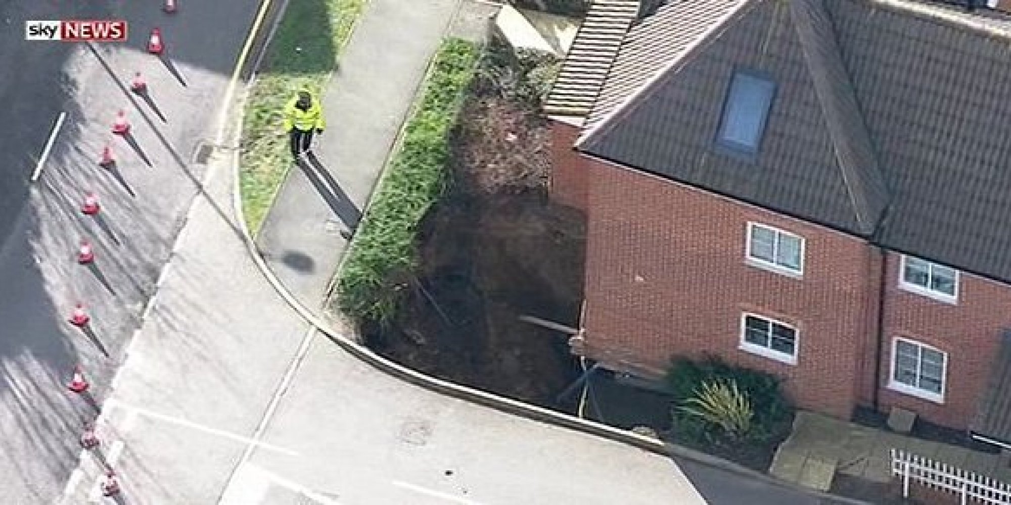 UK Weather Homes Evacuated As Yet Another Giant Sinkhole Appears, This
