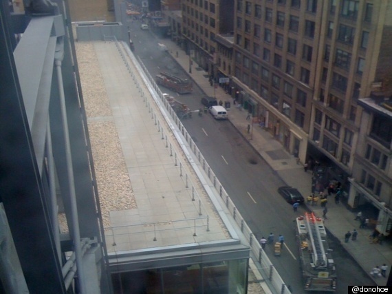Exploding Manhole New York Times Building