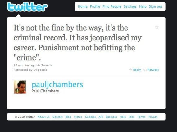 Paul Chambers Twitter