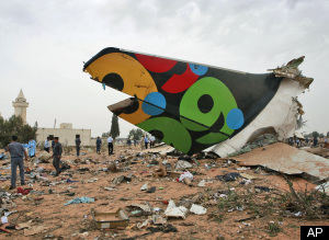 Libya Plane Statue