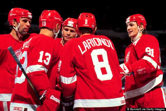 russian five detroit red wings