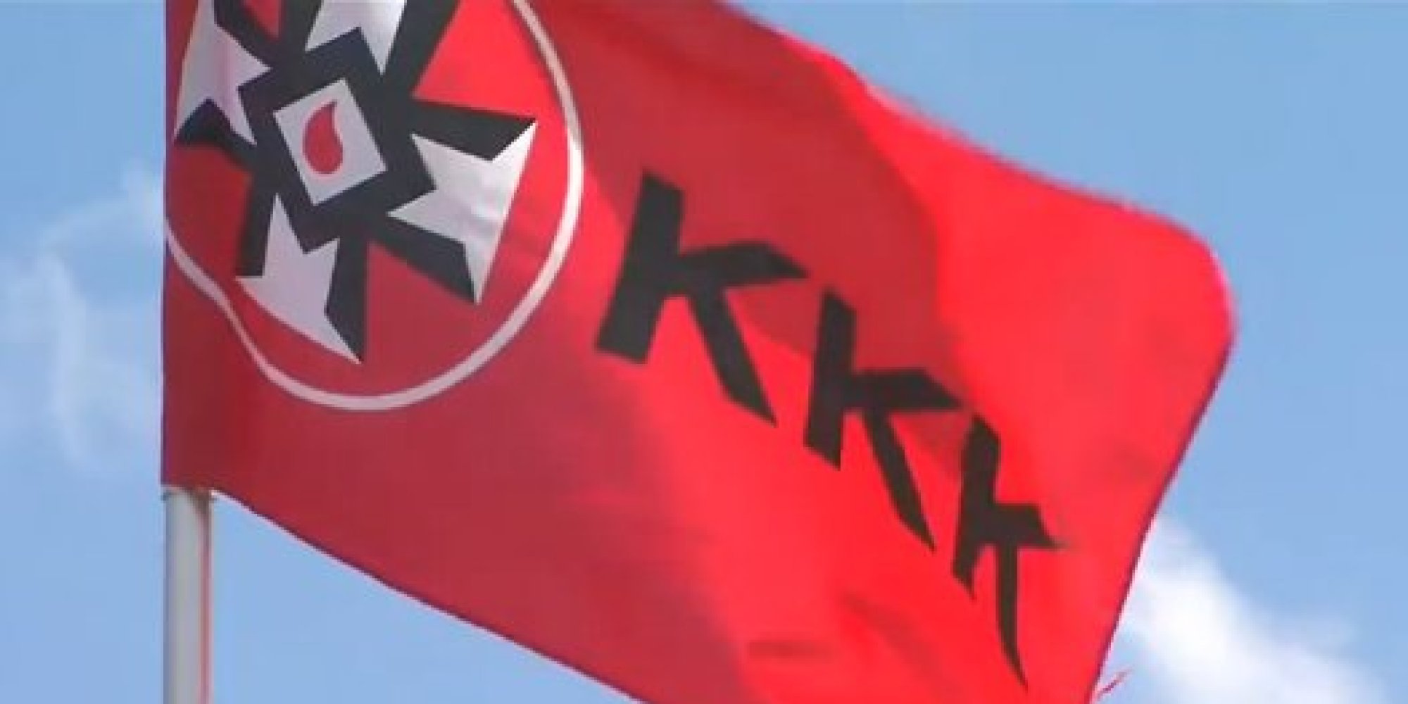 Florida Man Causes Stir With KKK Flag, 'Members Wanted' Sign On His