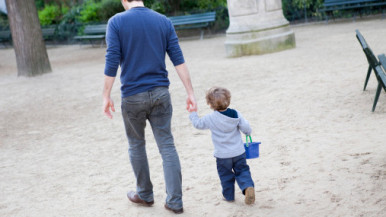 Dad and toddler