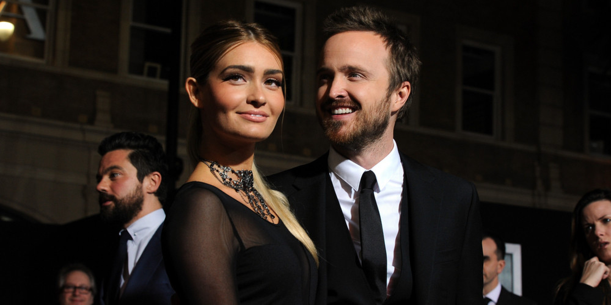 Lauren Parsekian Wears Sheer Dress To Aaron Paul's 'Need For Speed