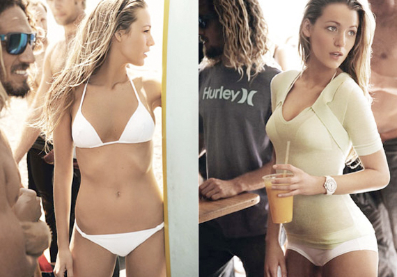 Blake Lively In A Bikini For Vogue June 2010 