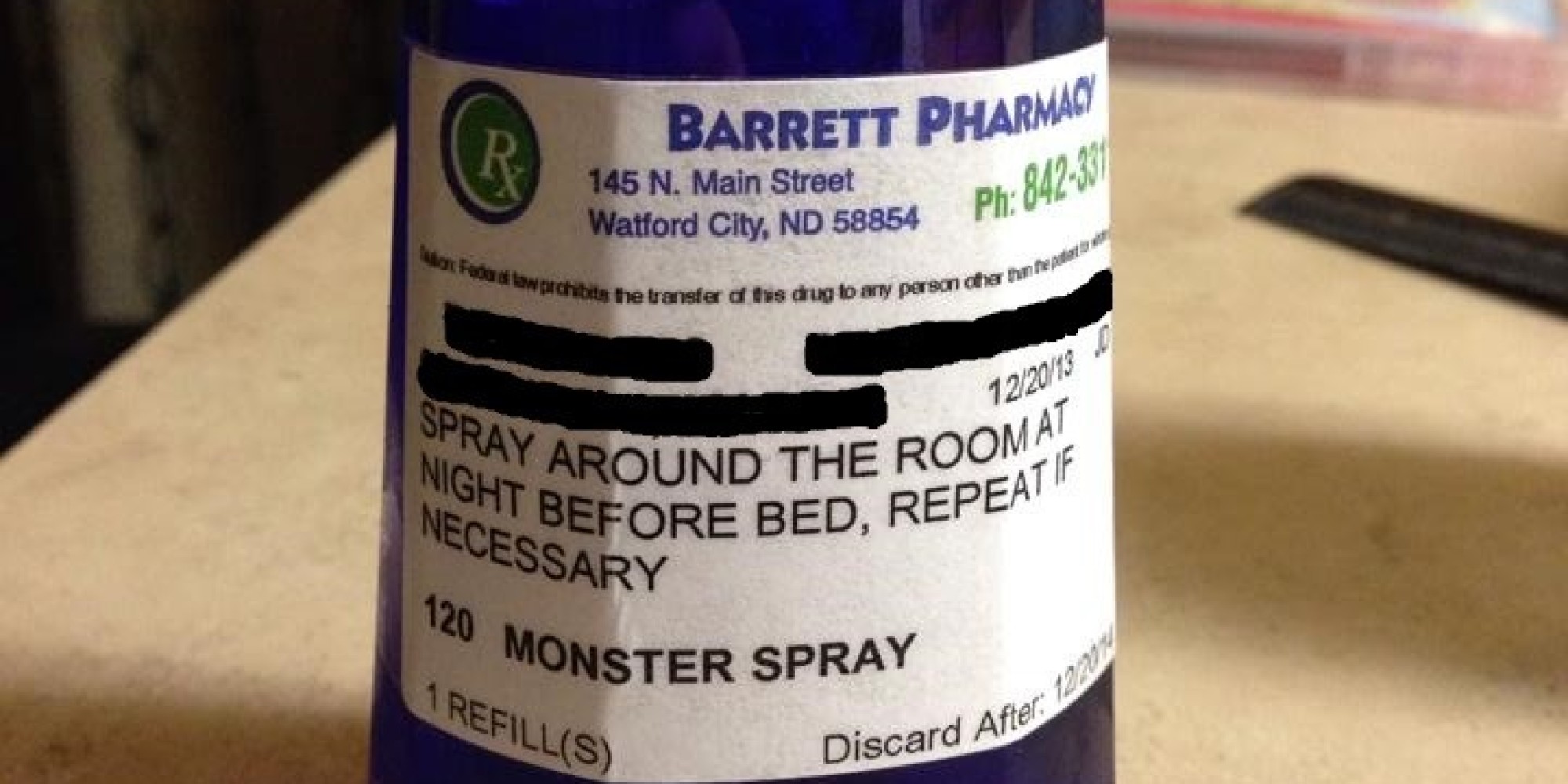 Pharmacy's 'Monster Spray' Cures Kids' Fear Of The Dark HuffPost