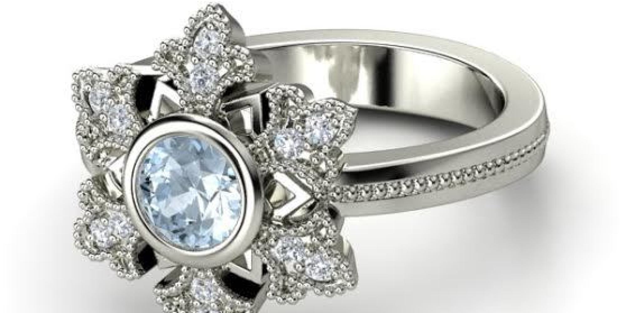 These 'Frozen'Inspired Engagement Rings Are For Diehard