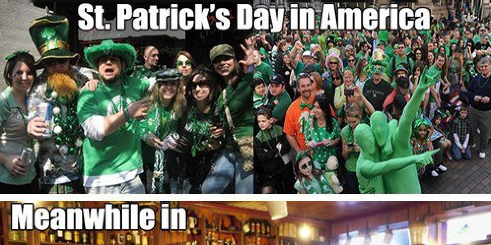 st patricks day ireland vs us