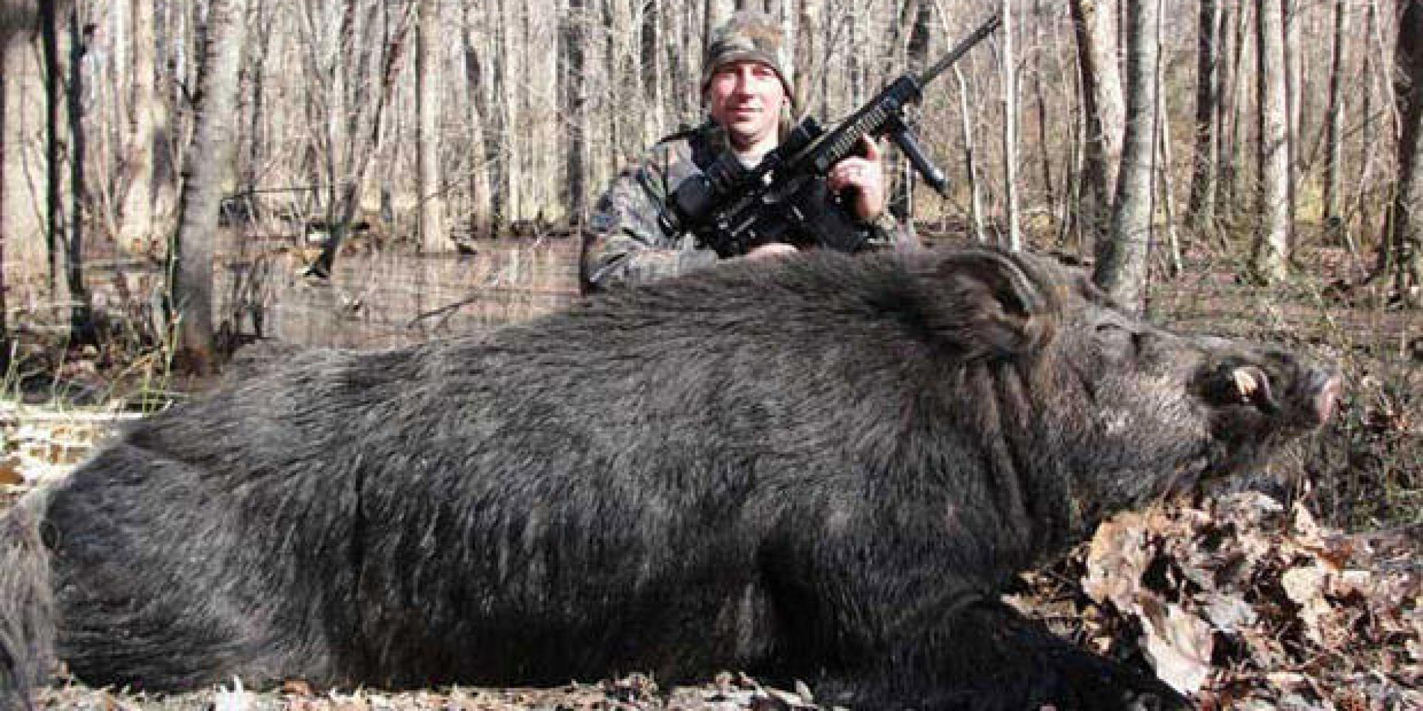 Hunter Bags 500-Pound Wild Boar (PHOTO) | HuffPost
