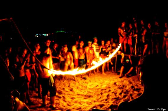 fire party thailand