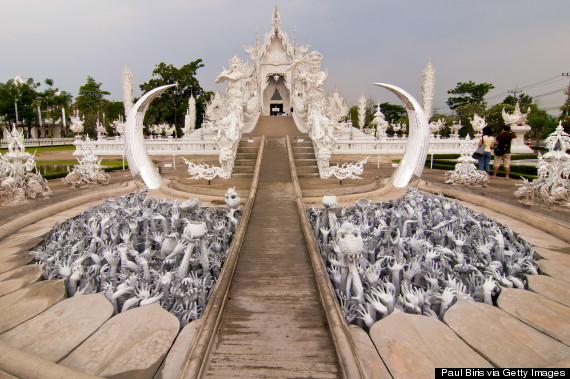 white temple thailand