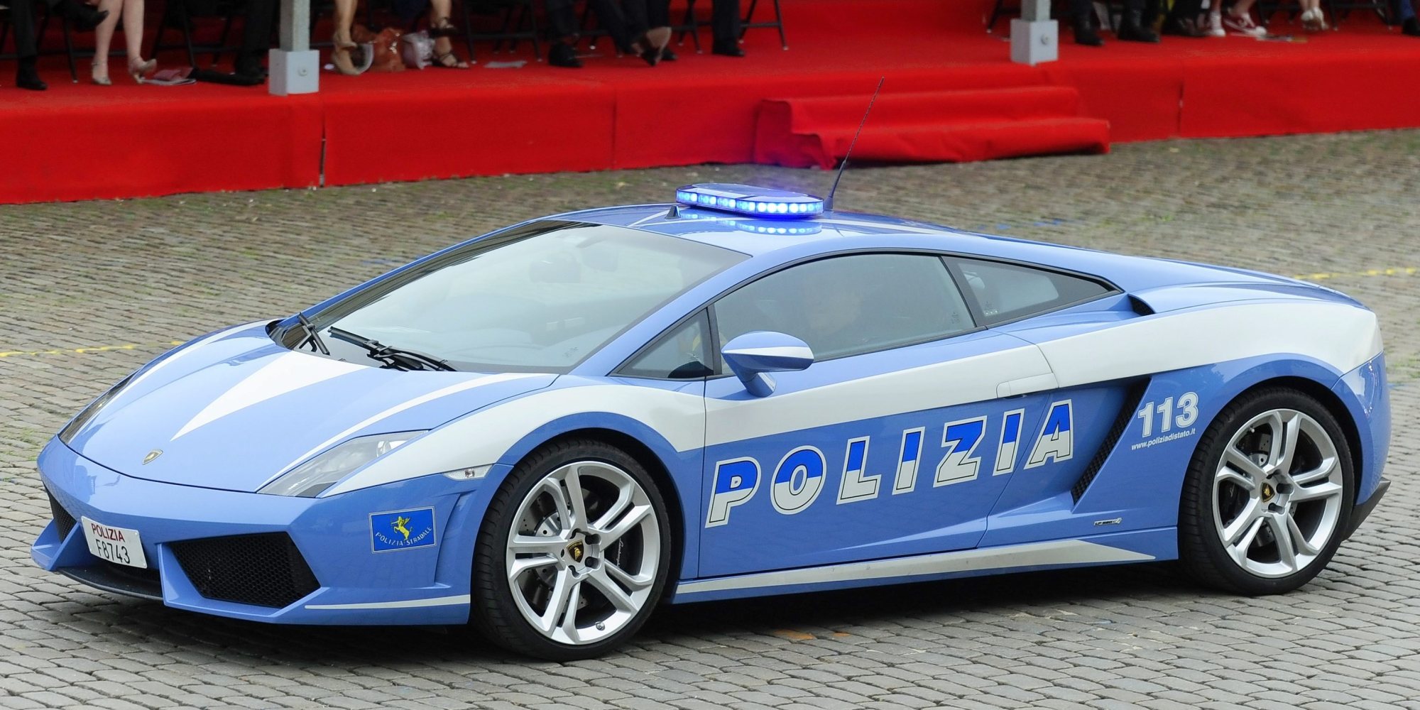 lamborghini police car