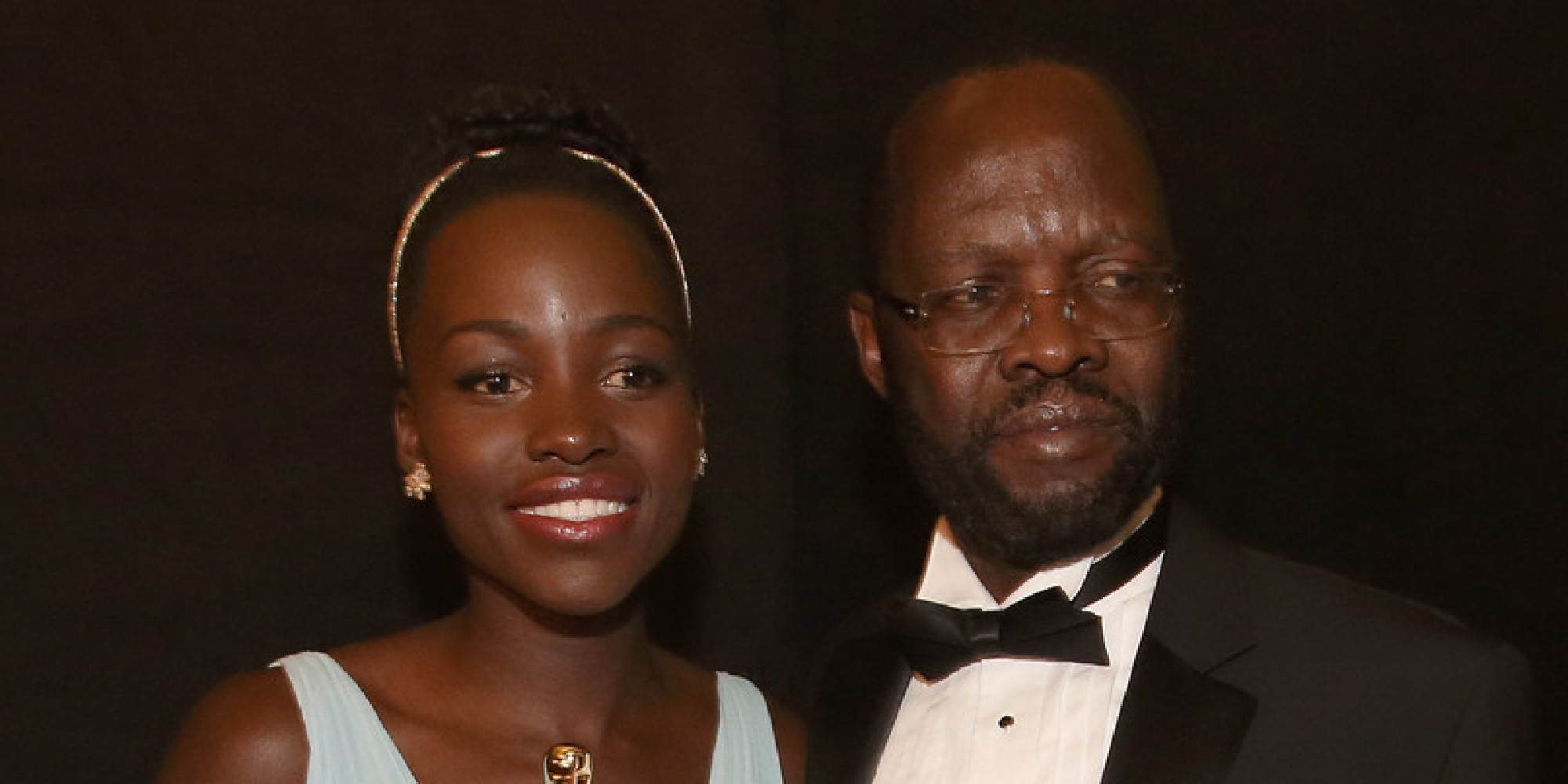 Image result for lupita nyongo and dad