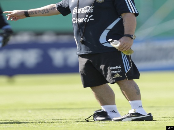 Diego Maradona Naked World Cup