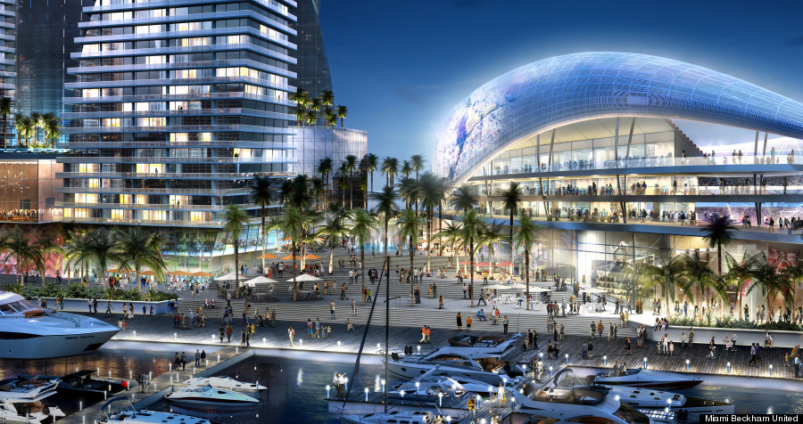  The Soccer Stadium David Beckham Wants To Build At Port Miami (PHOTOS