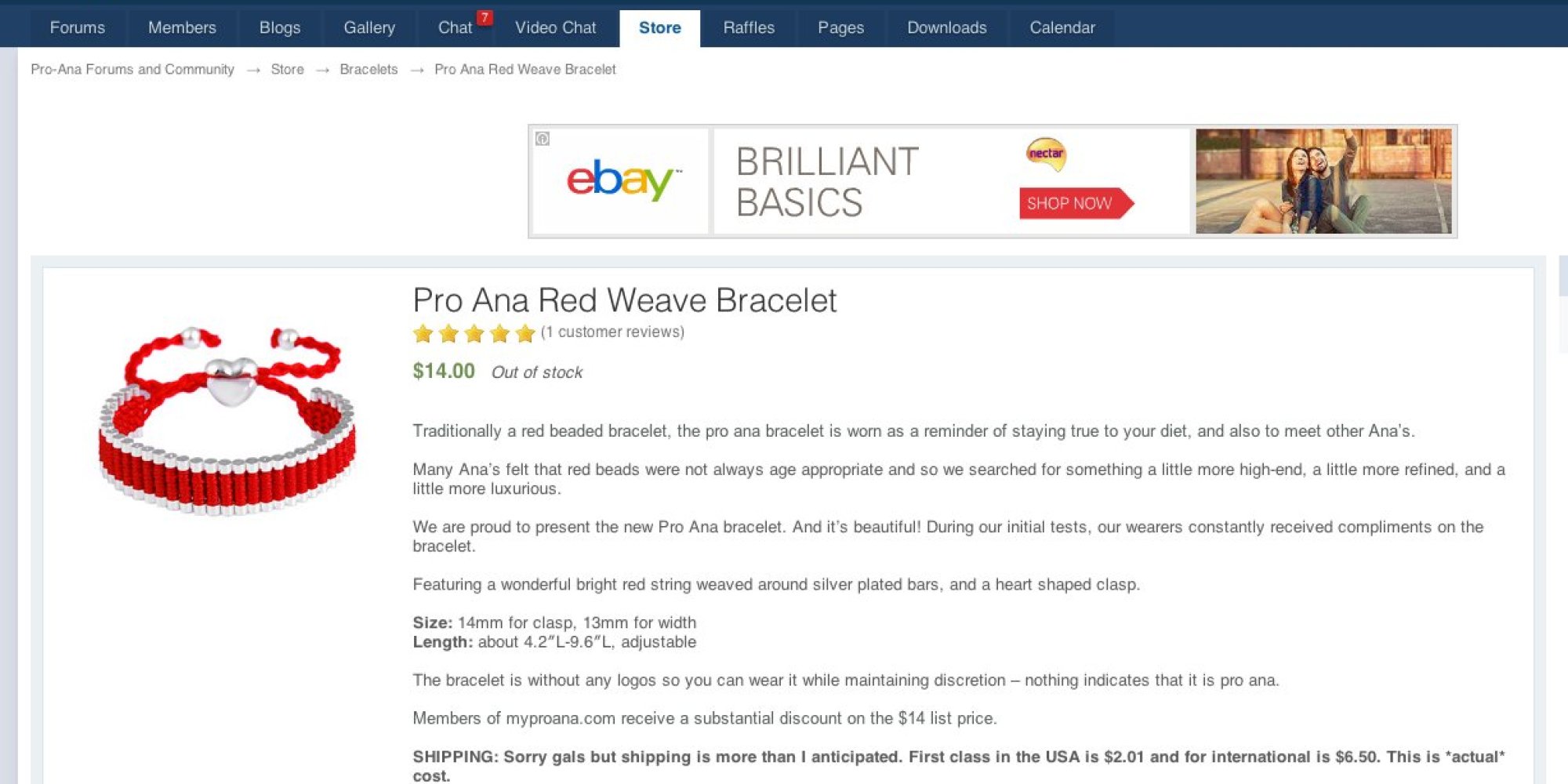 ProAnorexia Sites Selling Merchandise, And Even Bracelets, To Promote