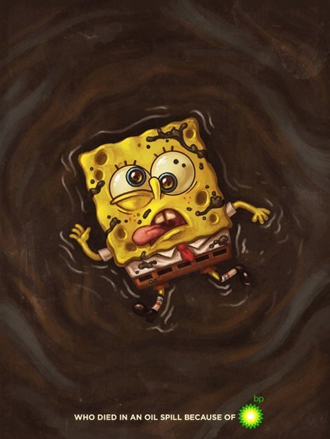 Oil Spill Spongebob